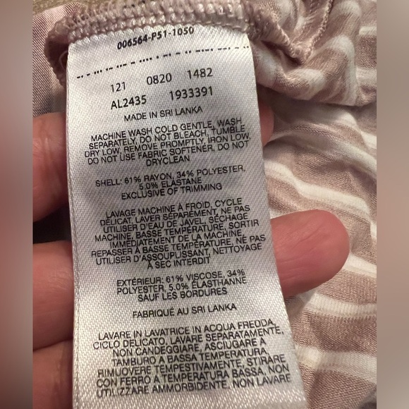 COLUMBIA Women's Essential Elements Striped SS Shirt NWT Size M - Picture 8 of 9